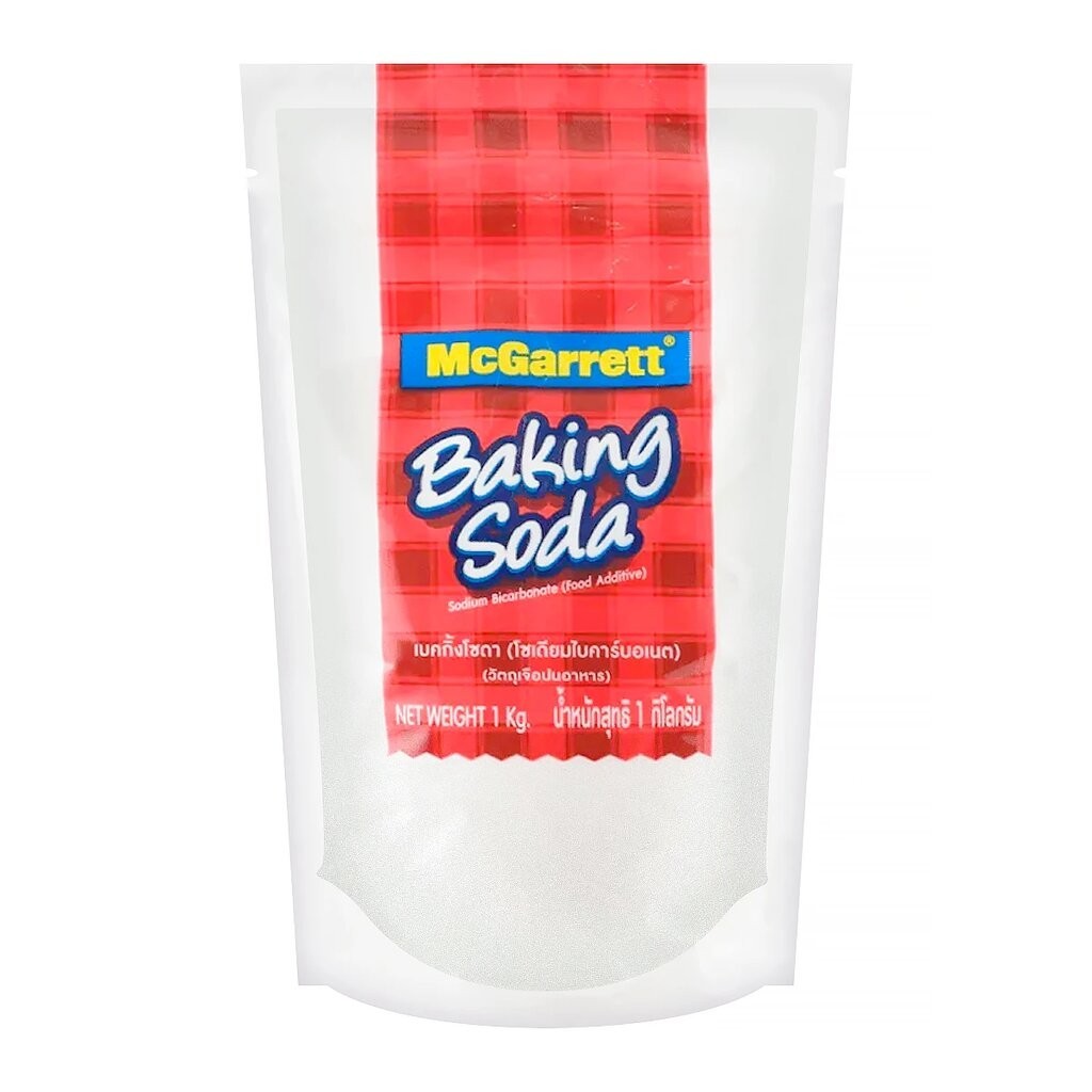 เบคกิ้งโซดา ตราแม็กกาแรต บรรจุ 1 กก. McGarrett Baking Soda 1 kg. (06-0615)