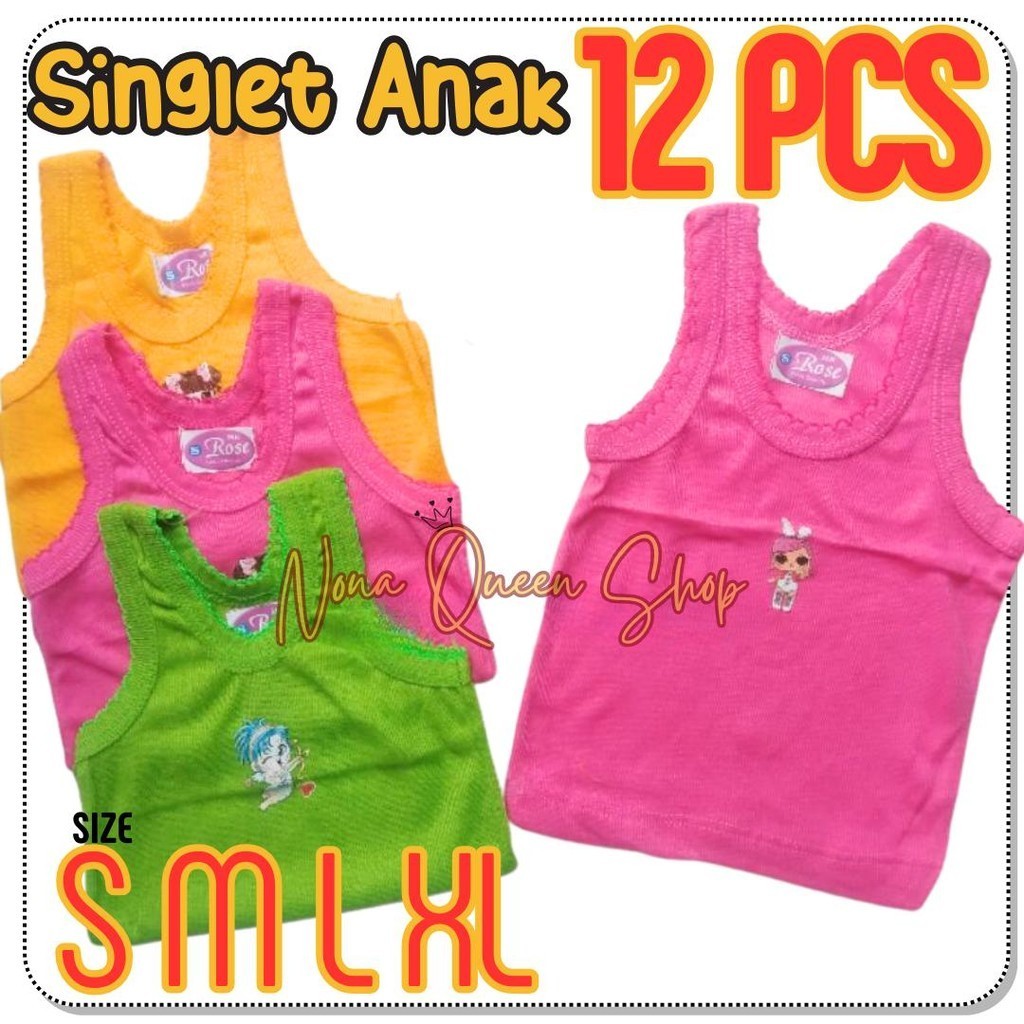 ขายส่ง 12 ชิ้น เสื้อกล้ามเด็ก / เสื้อกล้ามเด็ก / เสื้อกล้ามเด็ก Stabilo ENJI ขายส่ง