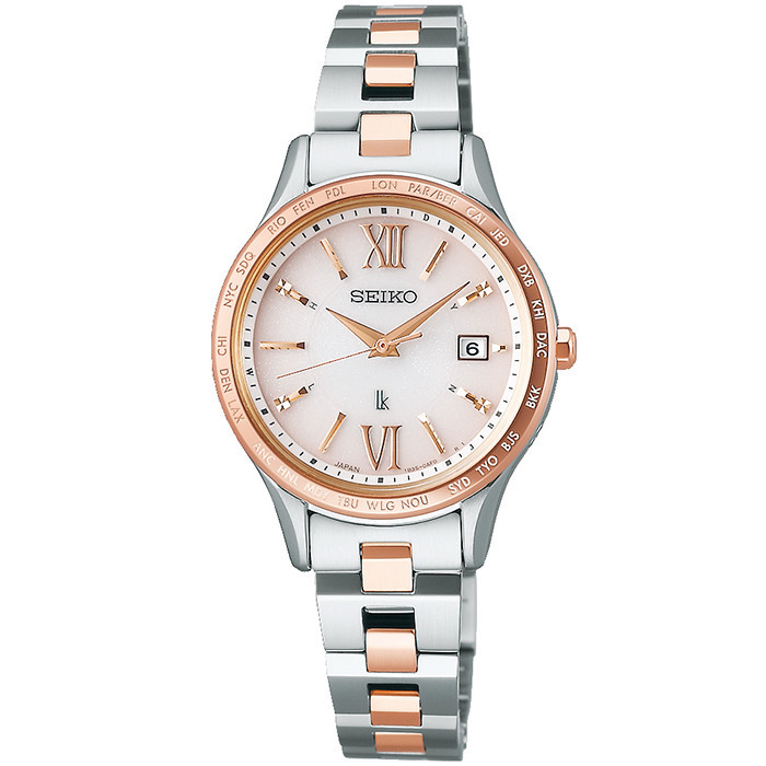 [Authentic★Direct from Japan] SEIKO SSVV082 Unused LUKIA Solar Sapphire glass Pink gradation SS Women Wrist watch นาฬิกาข้อมือ