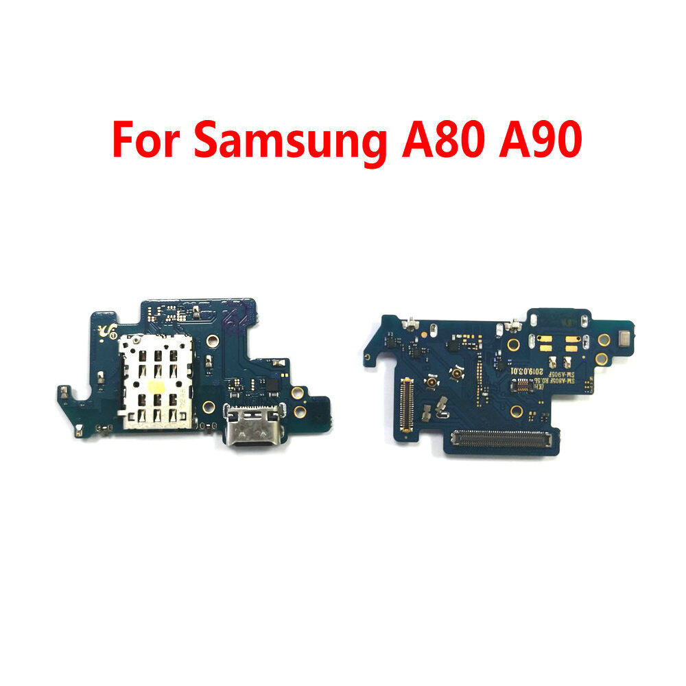 แท่นชาร์จ Micro USB พอร์ตสายเคเบิลอ่อน สําหรับ Samsung Galaxy A80 A805F A90 A905F
