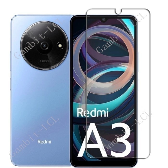 ฟิล์มกระจกเต็มจอ Redmi A3 A2Plus A1 ตรงรุ่น ติดง่าย สำหรับ XIAOMI RedmiA3 กระจกนิรภัยกันรอยหน้าจอ