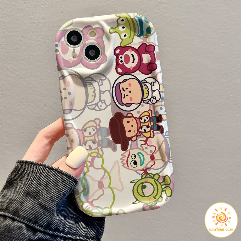 [ส่วนลด]เคสโทรศัพท์การ์ตูนทอยสตอรี่สีขาว เคส ไอโฟน 11 For iPhone12 13 14 15 Pro MAX X XS XR XS 6 7 8 Plus SE 2020 12Mini