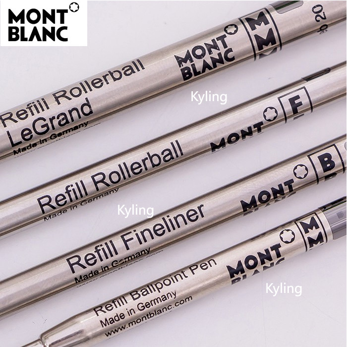 Montblanc ไส้ปากกาลูกลื่นทั่วไป แบบเปลี่ยน สีดํา สีฟ้า M401