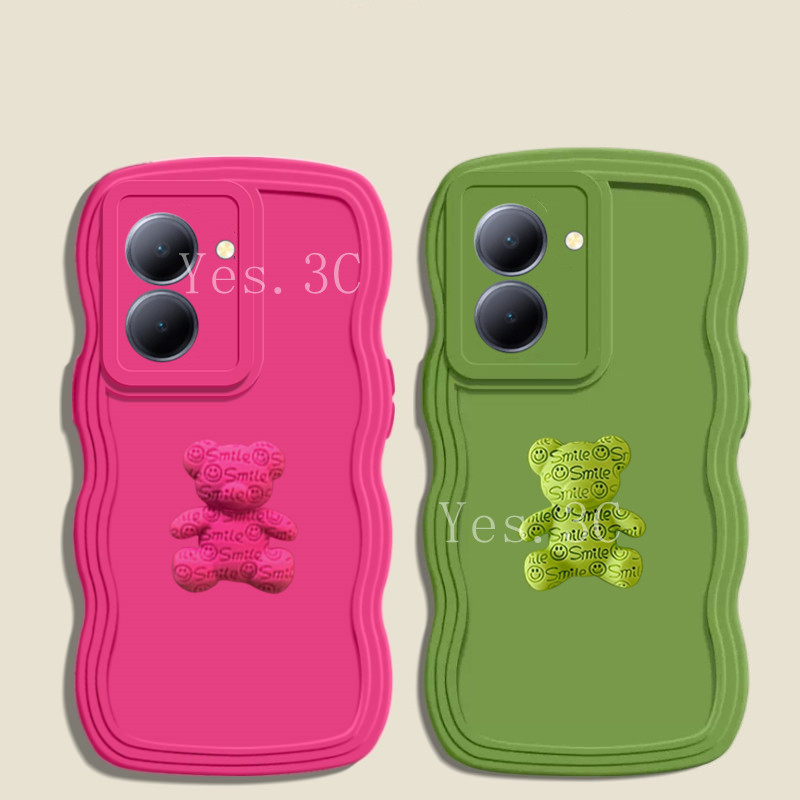 ขายดี เคสโทรศัพท์ Phone Case Huawei Nova 12 SE 12s 12i 11i 11 Pro 10 Pro SE 9 SE เคสโทรศัพท์ มือถือนิ่ม ลายการ์ตูนหมีหน้ายิ้ม 3D สร้างสรรค์ สําหรับ Cover 2024