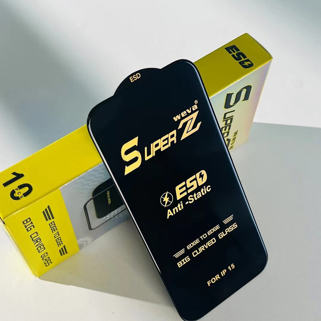 ฟิล์มกระจก เต็มจอ สำหรับ iPhone ฟิล์มกระจก for iphone 11 15 14 12 13รุ่นใหม่ล่าสุด ส่วนโค้งขนาดใหญ่ ป้องกันไฟฟ้าสถิตย์