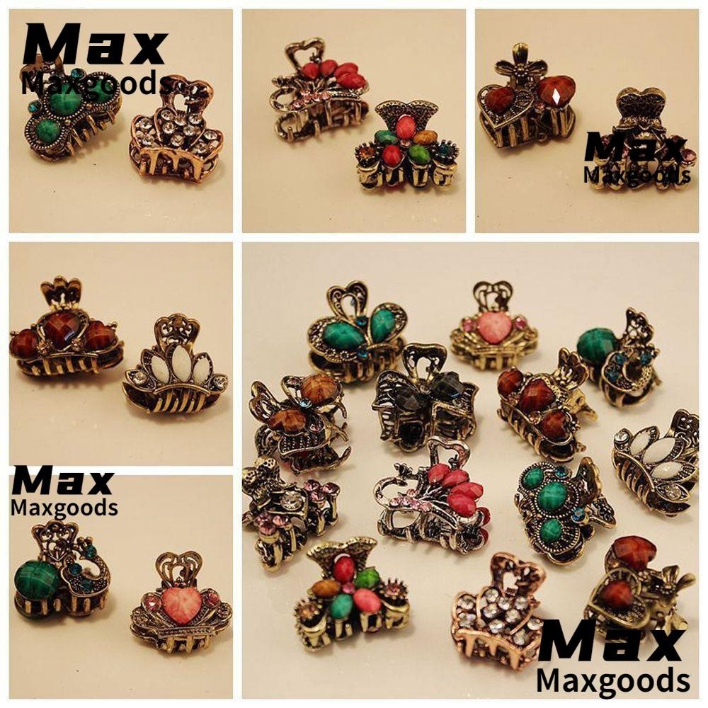 Maxg กิ๊บติดผม ขนาดเล็ก สุ่มสี เครื่องประดับ ของขวัญ ปิ่นปักผม