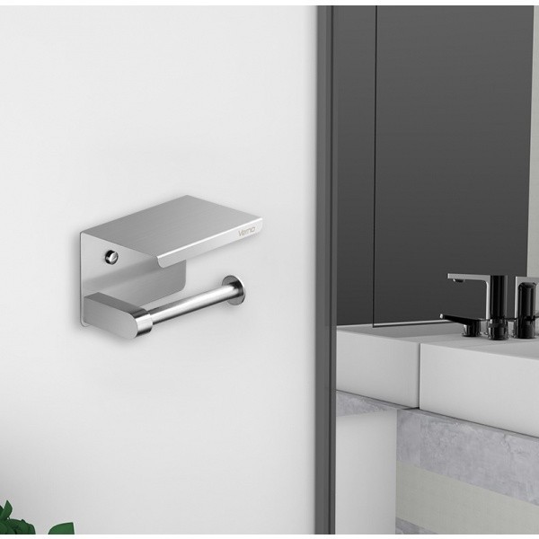 LOCAL789 Verno ที่ใส่กระดาษชำระสแตนเลส304 รุ่น แฮร์ไลน์-TH04 ขนาด 14x10x10 ซม. สีเงิน ร้านอยู่ในไทย