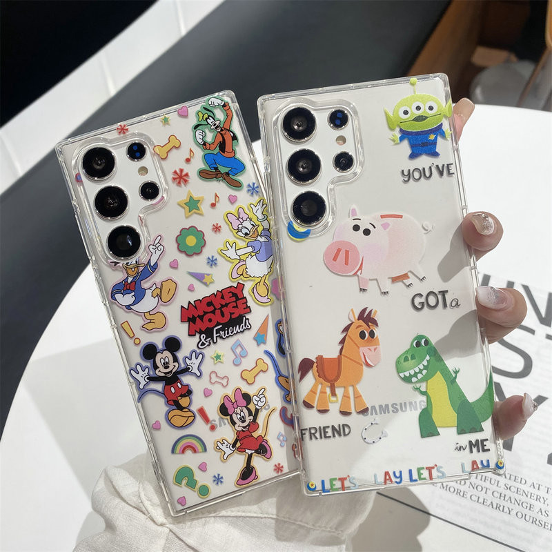 เคสโทรศัพท์มือถือ ลายการ์ตูนดิสนีย์ สําหรับ Samsung Galaxy S24 Ultra S24 Plus S23 Ultra S23 Plus S23FE S22 Ultra S22 Plus S21 Ultra S21+S21FE Note20Ultra Note10Plus A53 A54 A33 A34 A55 A24
