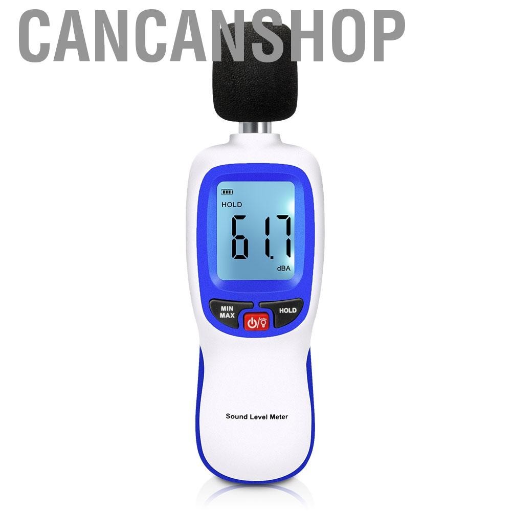 Cancanshop Sound level meter  Digital LCD Noise Small Ejoyous Portable digital decibel Audio noise measurement 30-130dBA sound MA
