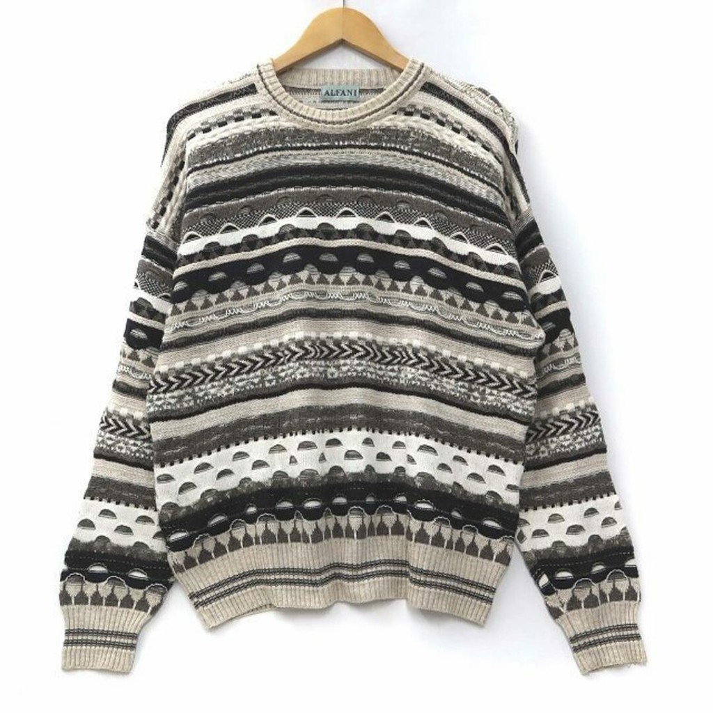 Alfani ALFANI Bulgarian 3D Knit Sweater M Direct from Japan Secondhand