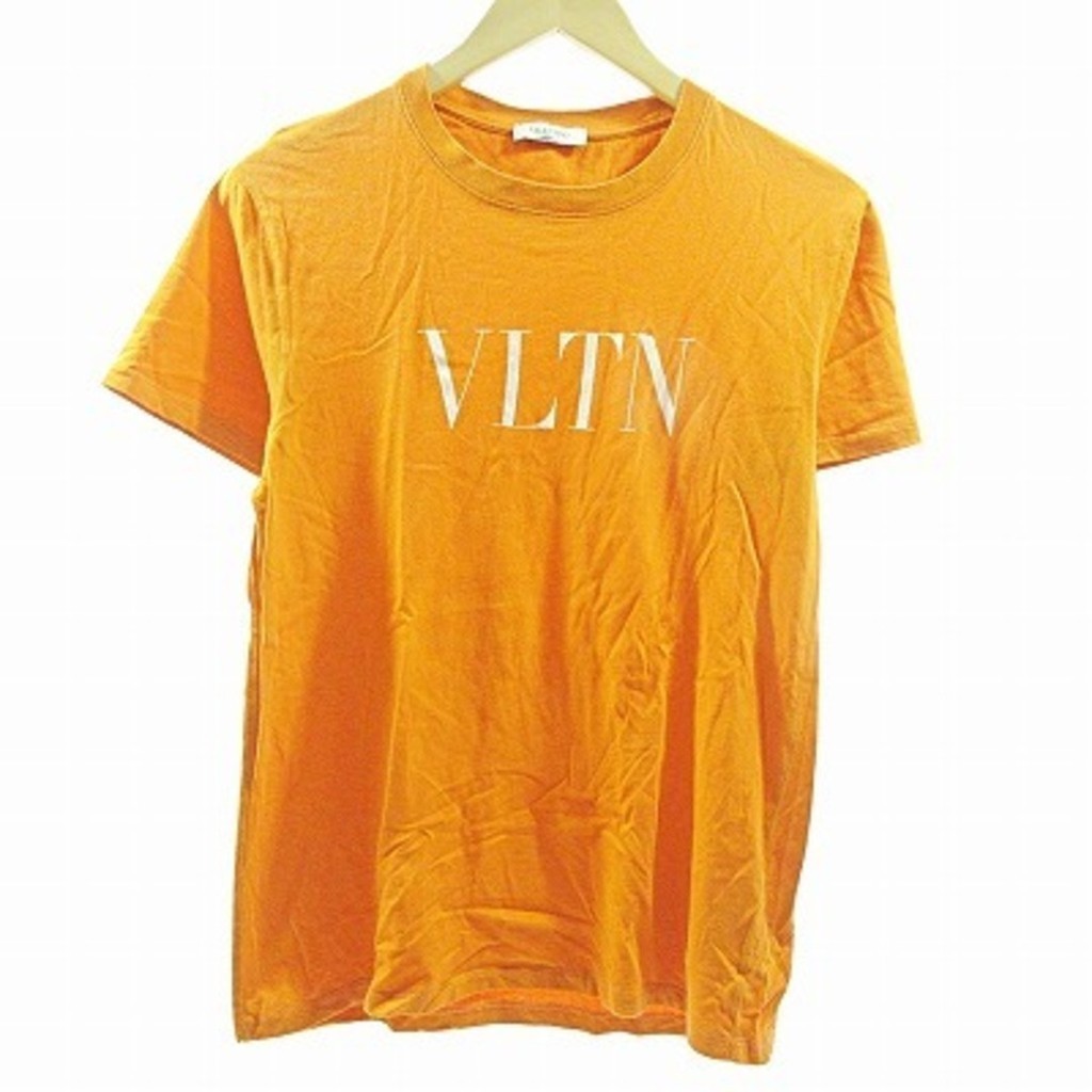 เสื้อยืดแขนสั้น พิมพ์ลายโลโก้ Valentino VLTN มือสอง สไตล์ญี่ปุ่น
