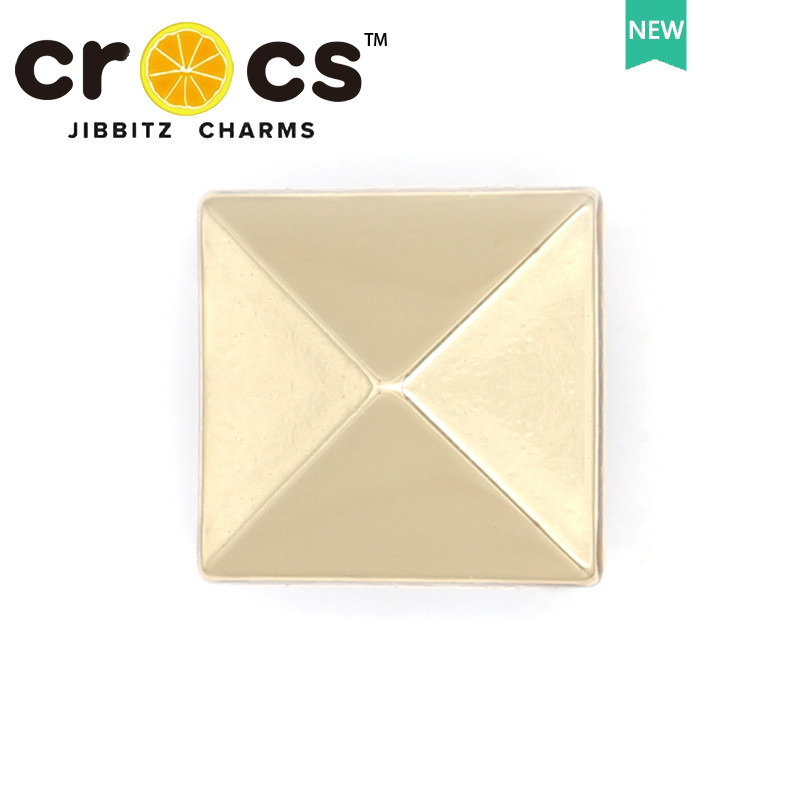 JIBBITZ cross charms ตัวติดรองเท้า โบว์โลหะสนุก ตัวติดรองเท้า cross