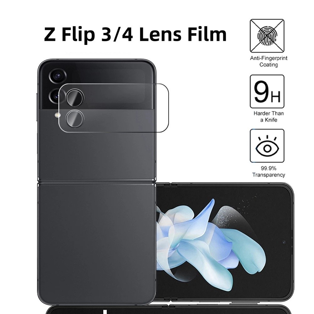 สําหรับ Samsung Galaxy Z Flip4 Flip3 Flip 4 3 5G ใส บางเฉียบ ด้านหลัง กล้อง เลนส์ ป้องกัน ปกอ่อน ฟิล์มไฮโดรเจล