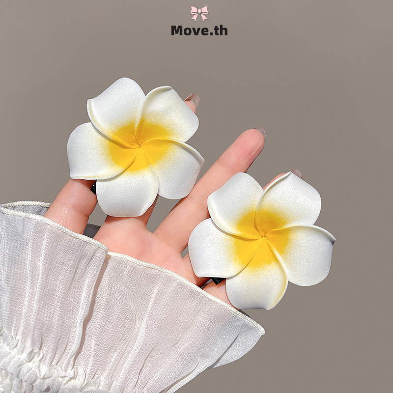ส่งเร็ว สไตล์ฮาวายจำลองไข่ดอกไม้กิ๊บวันหยุดดอกไม้กิ๊บ-Move