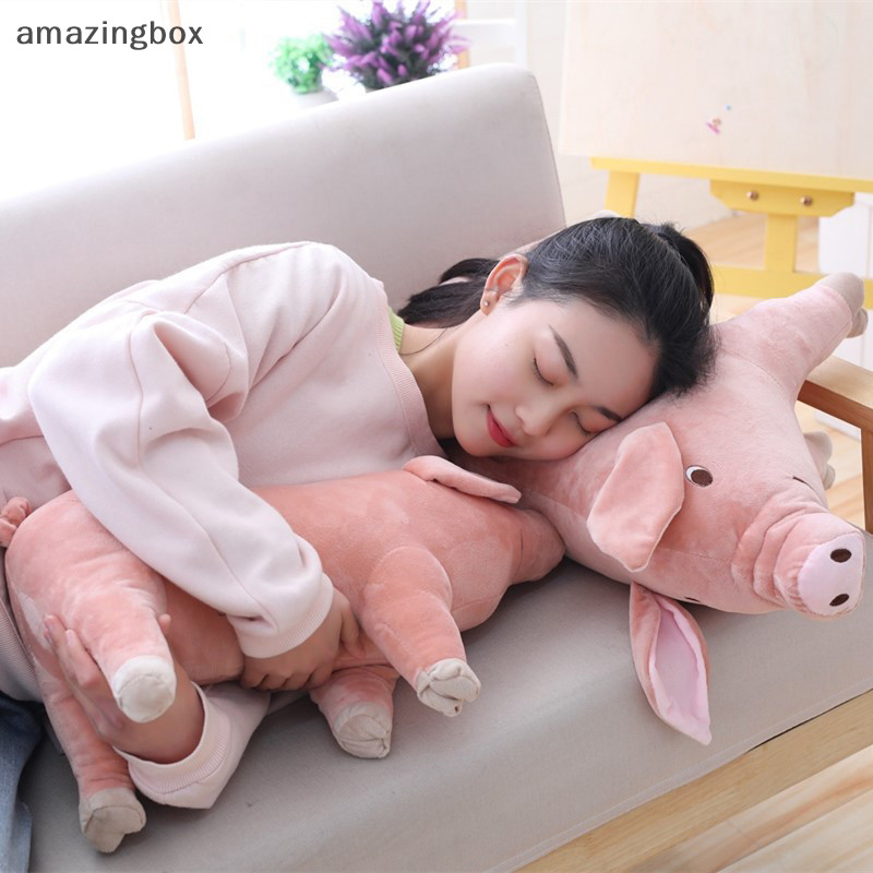 Abth 25/40/50/60 ซม.ของเล่นตุ๊กตาการ์ตูนสมจริงหมูรูปตุ๊กตาโยนหมอนตุ๊กตาของเล่นน่ารัก Nice ของขวัญสําหรับเด็กผู้ใหญ่ Vary