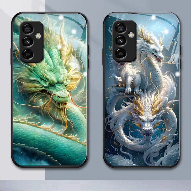 Ai เคสโทรศัพท์มือถือแบบแก้ว สไตล์บูติก สําหรับ Samsung A345G A01 A02 M02 A03 A04 A11 M11 A135G A04S 