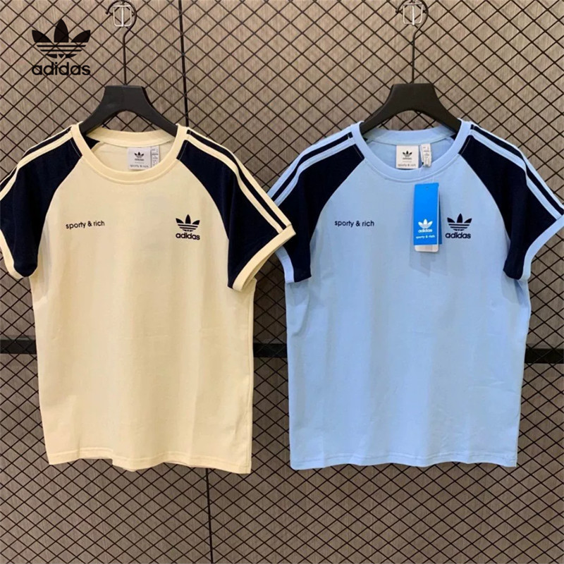 โลโก้คอกลมแขนสั้นผู้หญิงเสื้อยืดลําลองอเนกประสงค์
