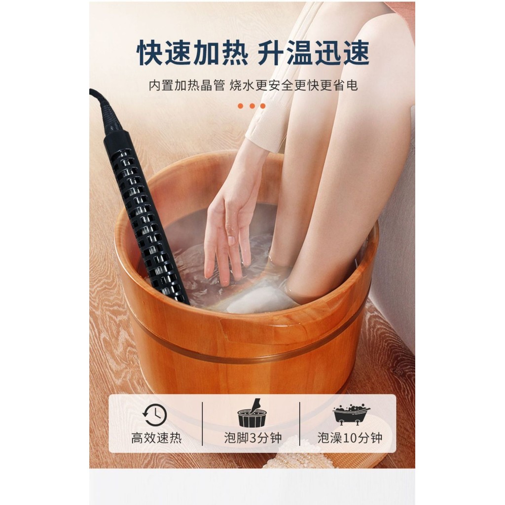 แท่งทำความร้อนอัตโนมัติปลอดภัย ปิดเครื่องอัตโนมัติ แท่งทำความร้อน 220V สำหรับอ่างอาบน้ำในบ้าน เครื่องทำความร้อนอุณหภูมิค - รูปที่ 6