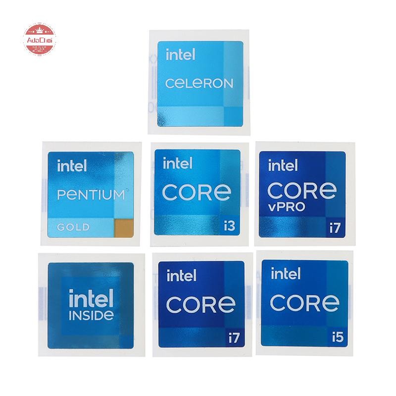 Adachoi 5pcs ใหม่ 11 รุ่น i3 i5 i7 VPRO INSIDE แล็ปท็อปเดสก์ท็อป CPU DIY สติกเกอร์ TH