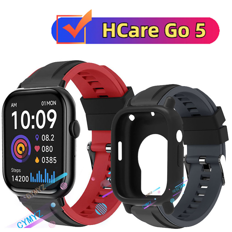 Hcare Go 5 case ฟิล์มกันรอยหน้าจอ HCare Go 5 strap สายซิลิโคน HCare Go5 strap สายรัดข้อมือกีฬา