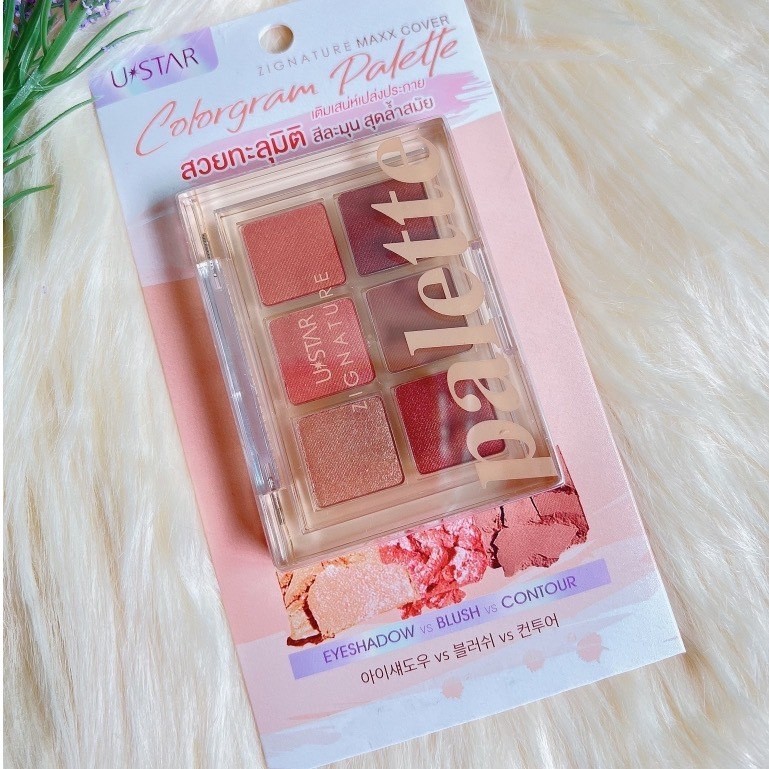 ของแท้ USTAR ZIGNATURE MAXX COVER COLORGRAM PALETTE