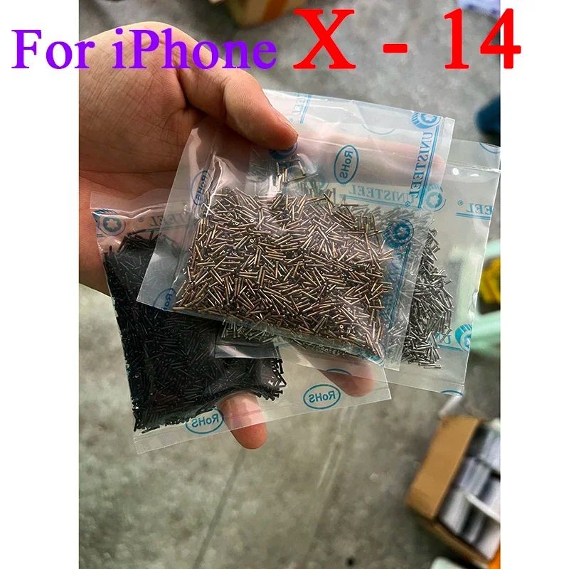 100 ชิ้น Pentalobe ด้านล่าง Dock ซ่อมสกรูสําหรับ iPhone X XS Max XR 11 12 13 14 สกรูด้านล่าง Dock สก