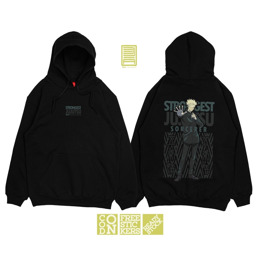 S-5XL Hoodie GOJO SATORU JUJUTSU KAISEN 0 STRONGEREST JUJUTSU JUMPER ANIME MANGA SWEATER DJA CLOTH