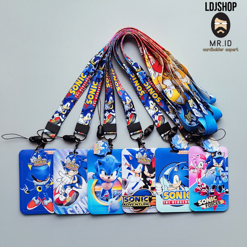 ที่ใส่บัตรรถบัส บัตรอาหารวิทยาเขตนักเรียน รหัส เชือกเส้นเล็กโทรศัพท์มือถือ เม่น โซนิคเม่น