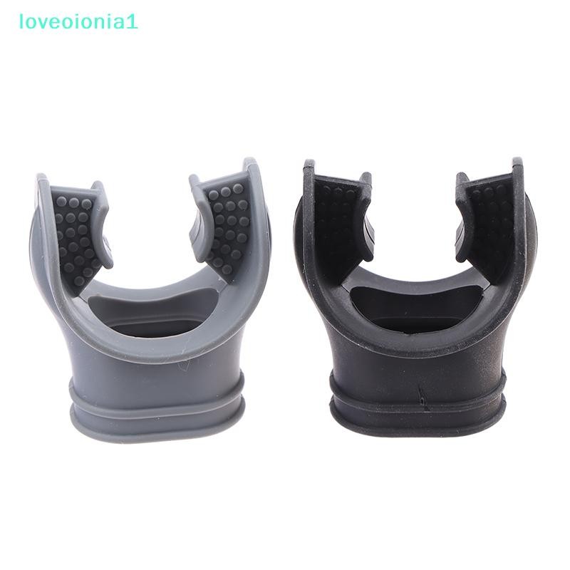loveoionia1 Scuba Diving Regulator Mouthpiece ใต้น้ําอุปกรณ์ดําน้ําเปลี่ยนซิลิโคน Mouthpiece อุปกรณ์