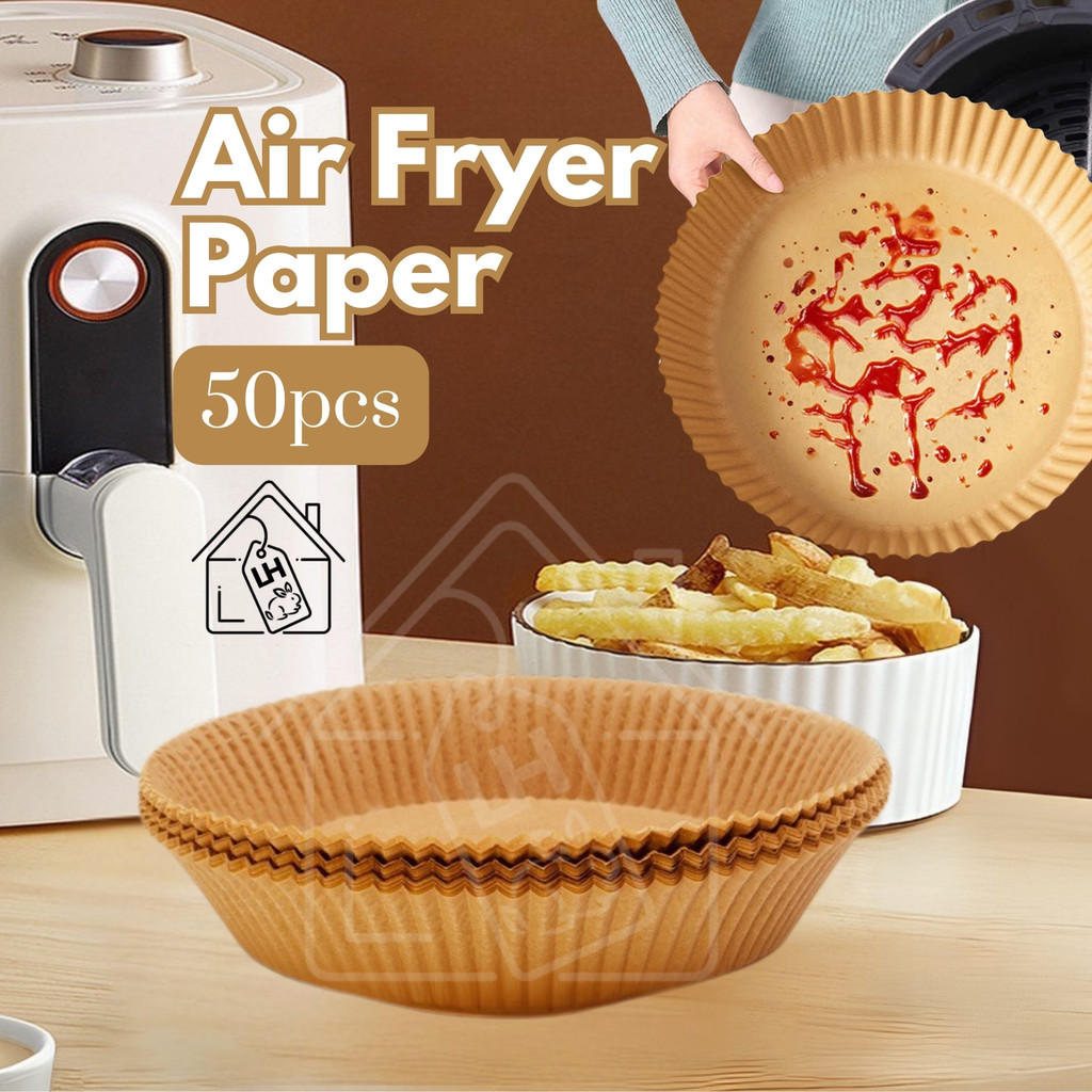 Kertas Air Fryer Paper Air Fryer Pelapik Air Fryer Liner 空气质专用纸 Non Stick Baking Paper