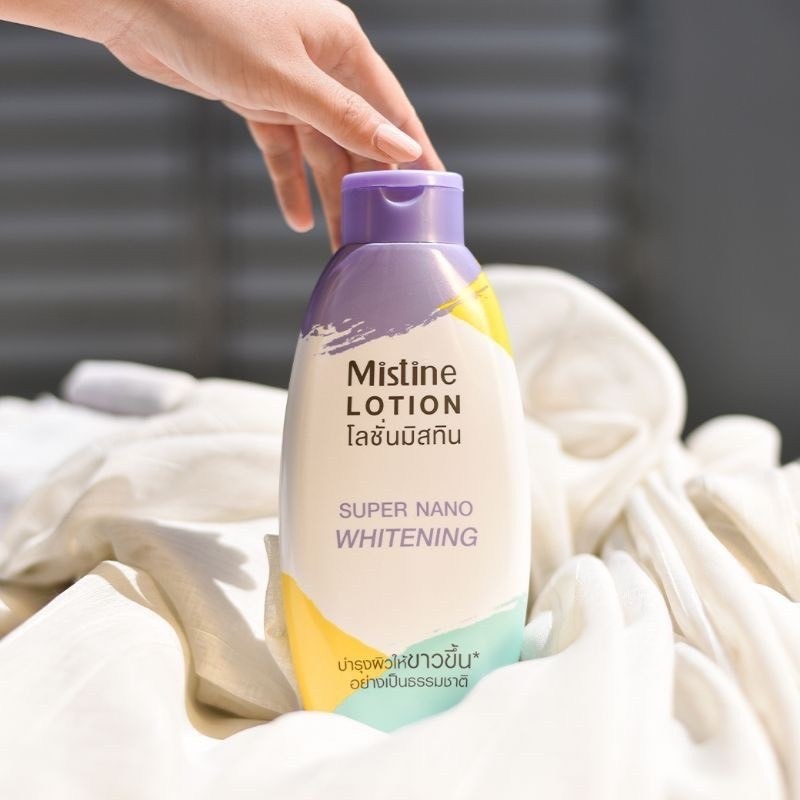 ของแท้ MISTINE SUPER NANO WHITENING LOTION 250 ML. พร้อส่ง - รูปที่ 2