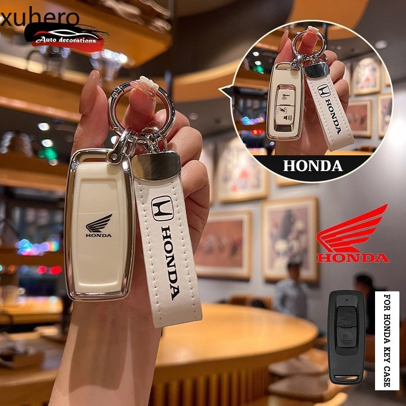 เคสกุญแจรีโมทฮอนด้าสําหรับ Honda PXC 160 2020-2024 /PCX/Vario/ADV/Scoopyi/Lead/Giorno/SH/Vision TPU 