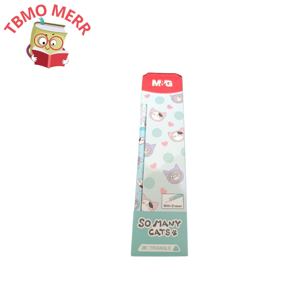 M&G 2B Pencil So Many Cats AWP309B3 - 2B Pencil M&G So Many Cats / PACK