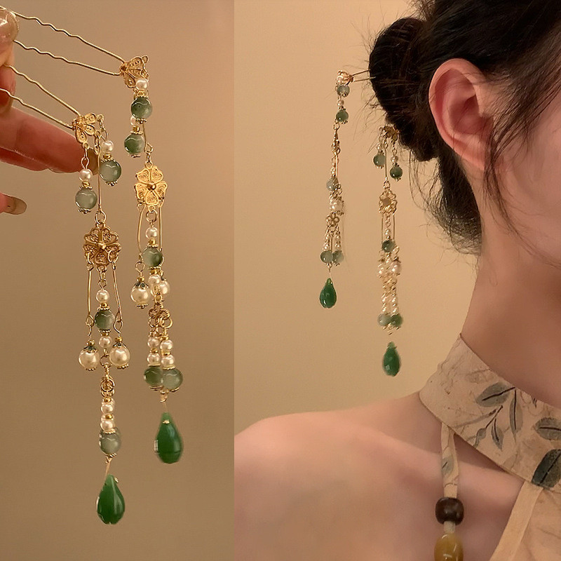 U-รูป Hairpin อุปกรณ์เสริมผมหญิงกลับหัว Hairpin High-End Headdress