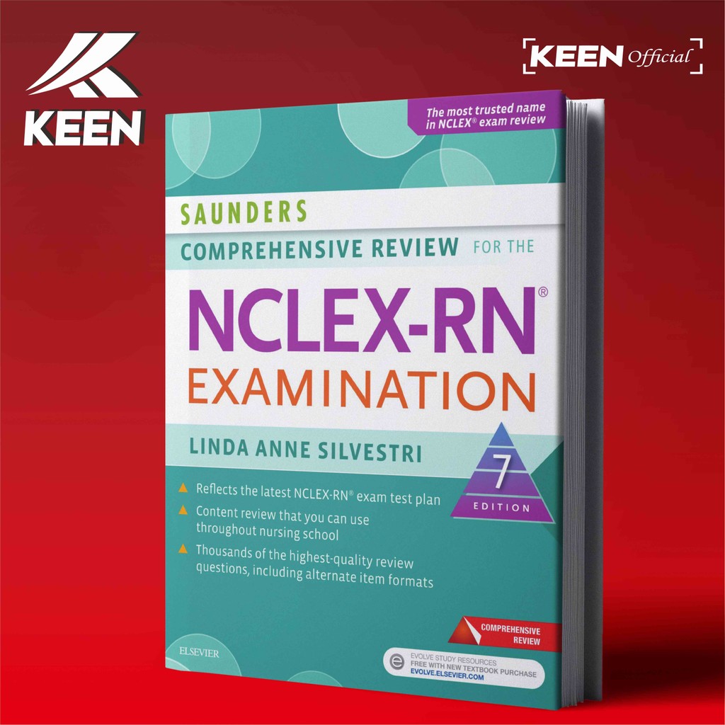 รีวิวที่ครอบคลุมของ Saunders สําหรับการสอบ NCLEX-RN โดย Linda Anne Silvestri
