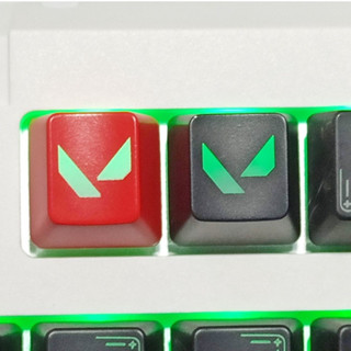 Valorant Keycap ABS โปร่งแสงน่ารักคีย์บอร์ด Keycap OEM R4