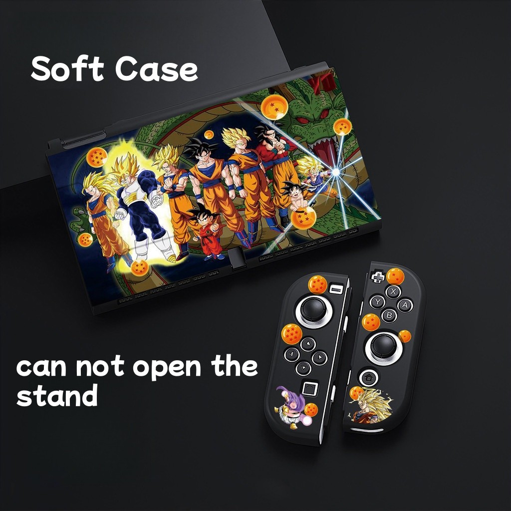 กรณีป้องกัน Nintendo Switch Mario Selda Kuromi การ์ตูนอะนิเมะ Soft Case OLED กรณีป้องกัน