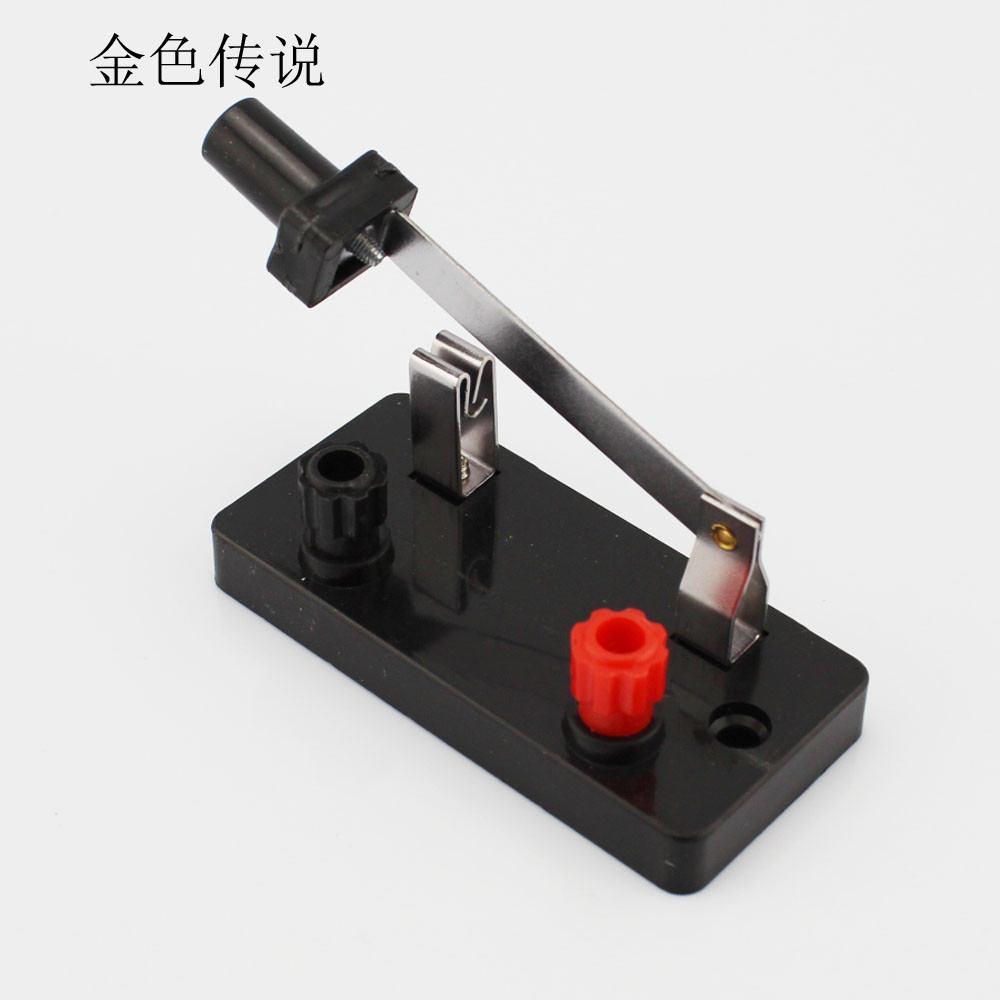 เดี่ยวมีดสวิทช์การทดลองวิทยาศาสตร์ของเล่นวงจรทางกายภาพการสอนเครื่องมือเทคโนโลยี ทําเอง การผลิตขนาดเล็กอุปกรณ์อิเล็กทรอนิกส์