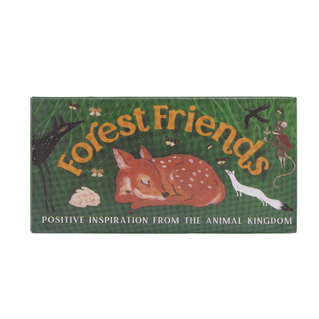 Forest Friends Oracle การ์ดธีมสัตว์ Oracle Deck 40 แผ่น Tarot Deck Board Oracle การ์ดเกม Full ภาษาอังกฤษเกม iath