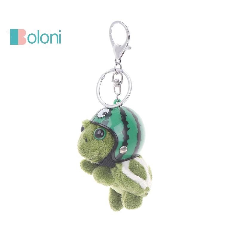 [โบโลนี] หมวกกันน็อคเต่าพวงกุญแจน่ารักการ์ตูนตุ๊กตาเต่าทะเลจี้ตุ๊กตาคู่กระเป๋าเสน่ห์รถที่เก็บกุญแจเด็กของขวัญใหม่ - รูปที่ 6