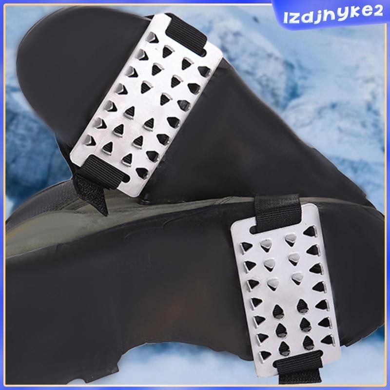 [lzdjhyke2] Shoe Spikes Snow Gripping Spikes Ice Spikes over Shoe for