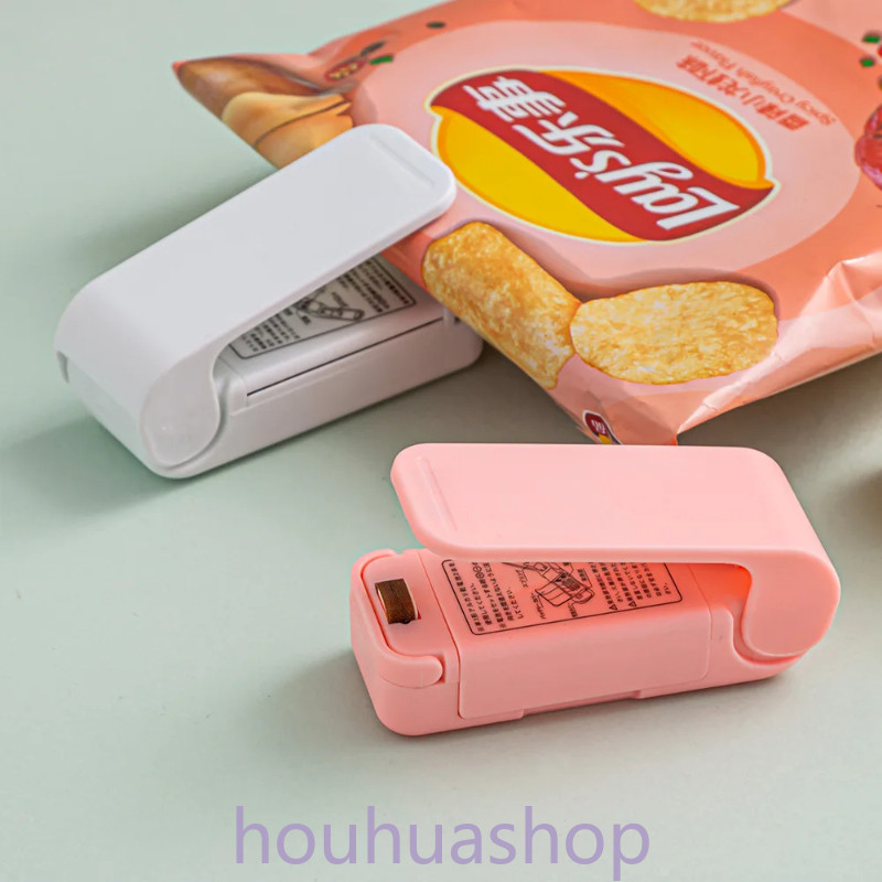 พร้อมส่ง เครื่องซีลถุงพลาสติก ขนาดเล็ก แบบพกพา สําหรับใส่อาหาร ขนมขบเคี้ยว