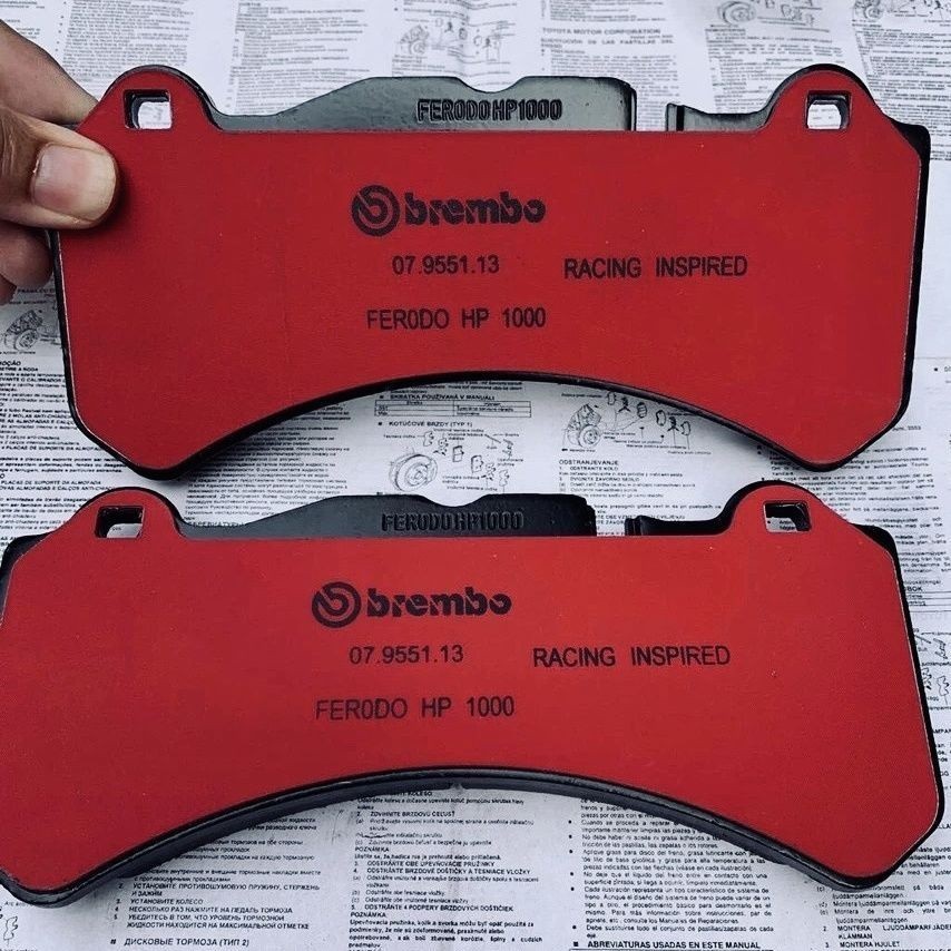 Brembo GT6 GT4 F40 F50 18Z17Z 19Z V6 ผ้าเบรคเซรามิกระดับไฮเอนด์