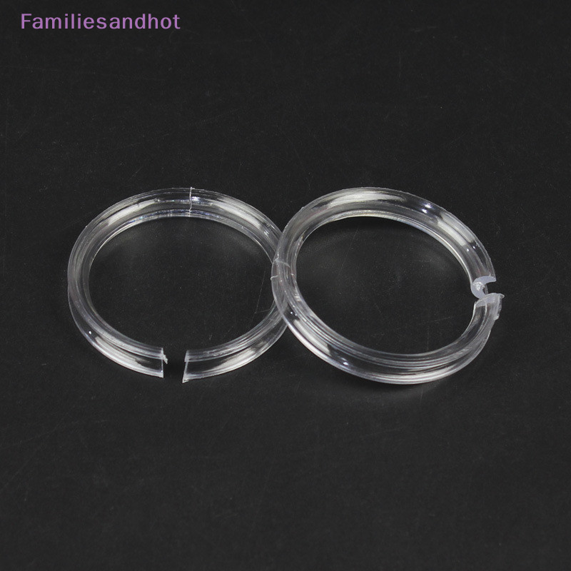 Familiesandhot> 10 ชิ้น อะคริลิคใส สร้อยข้อมือ ขาตั้งโชว์เครื่องประดับ เคสชั้นวาง วงกลม เครื่องประดับ ขาตั้งอย่างดี