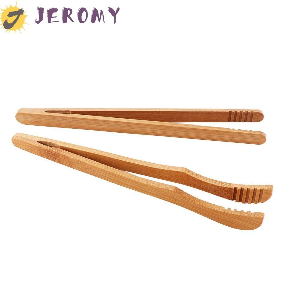 Jeromy ที่คีบอาหาร เบคอน ขนมปัง ไม้ไผ่ ใช้ซ้ําได้