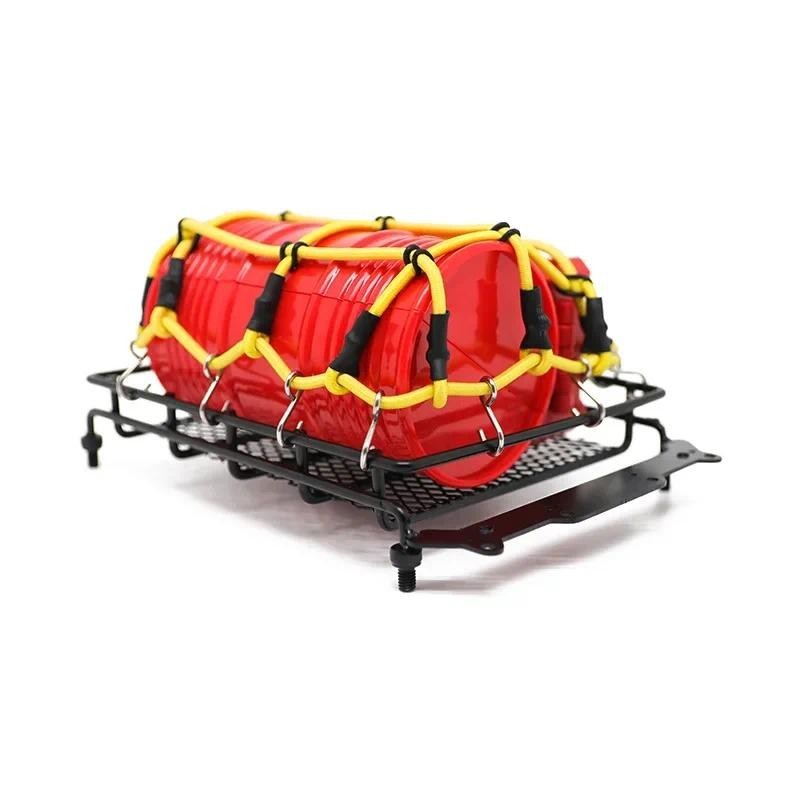 1/10 อุปกรณ ์ เสริมกระเป ๋ าเดินทางหลังคาแร ็ คสุทธิสําหรับ 1/10 Rc Crawler AXIAL SCX10 D90 D110 Traxxas TRX-4 Trx4 Rc รถอุปกรณ ์ เสริมอัพเกรดอะไหล ่ Rc รุ ่ น Crawler รถรถบรรทุก Buggy - รูปที่ 4