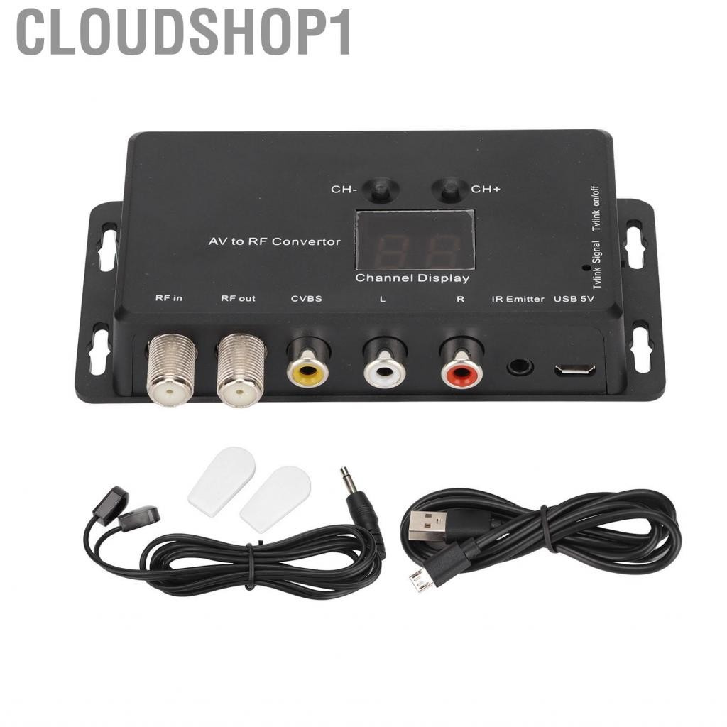Cloudshop1 TV Link Modulator RF UHF Coaxial To And Converter AV