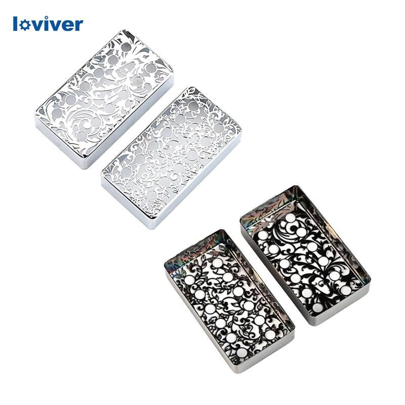 [Loviver] ฝาครอบปิ๊กอัพกีตาร์ไฟฟ้า อุปกรณ์เสริม สําหรับกีตาร์ไฟฟ้า 2 ชิ้น