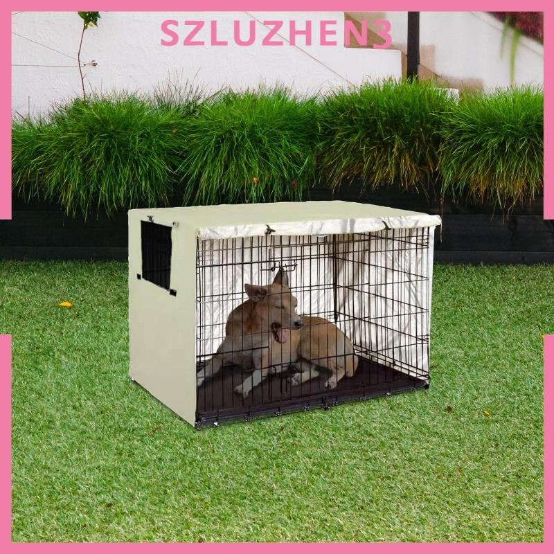 [Szluzhen3] ผ้าคลุมกรงสุนัข ป้องกันแดด กันน้ํา กันฝน สําหรับในร่ม กลางแจ้ง 210