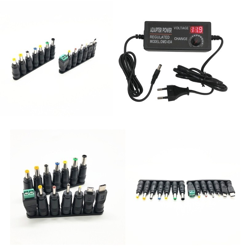 WU Universal Powers อะแดปเตอร์ในครัวเรือน Electronics Powers Supply เปลี่ยน 14Tips 5 5x2 5 มม.4 0x1 